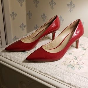 Dark Red Pumps
